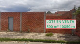 LOTE GRANDE 500 m² 10×50 m B/LOURDES